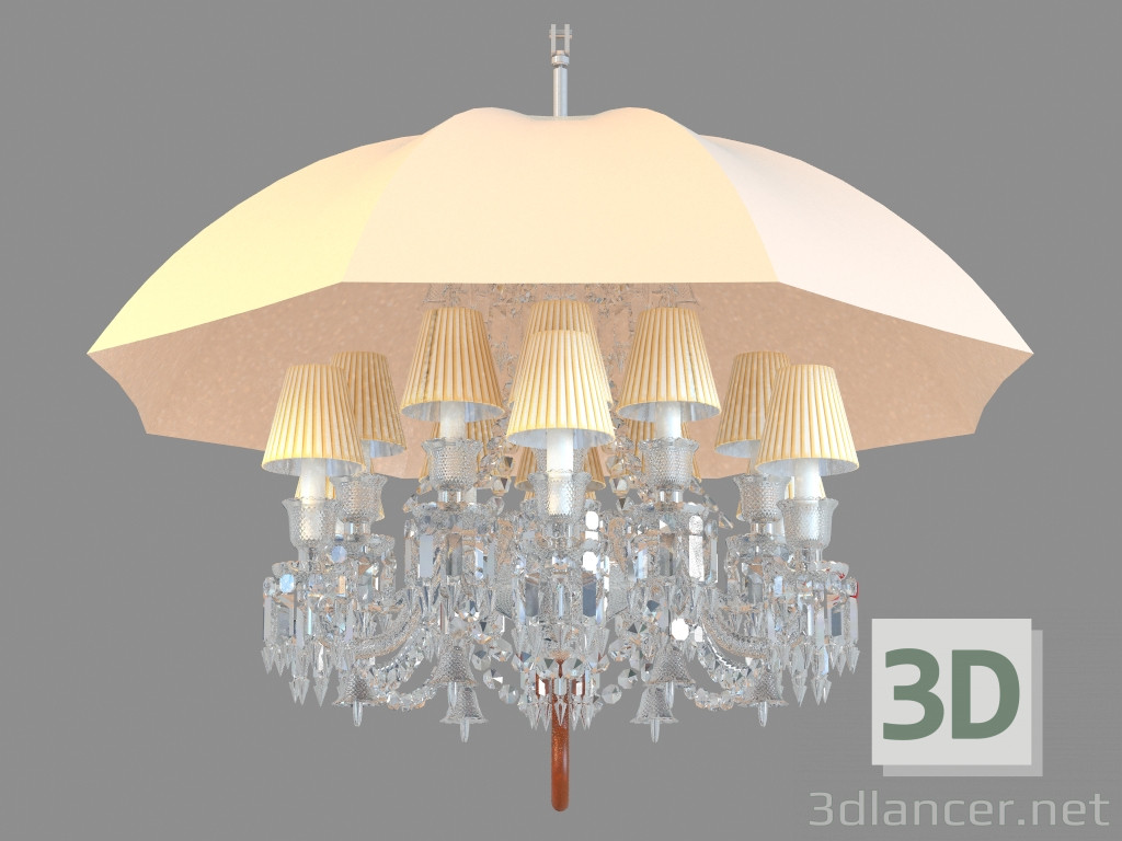 modello 3D Люстра MARIE COQUINE Lampadario 12L 2 608 058 - anteprima