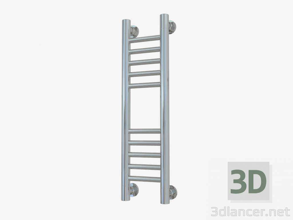 3d model Bohemia heated towel rail + straight (600x150) - preview