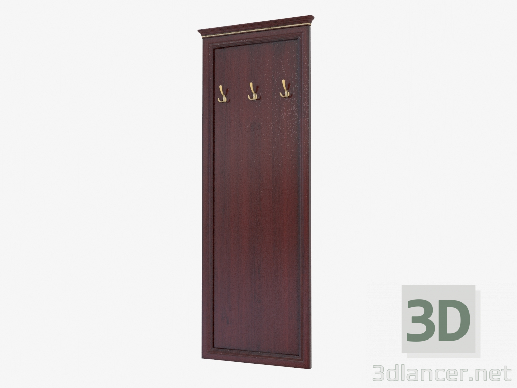 3d model La percha para el salón (760х2176х38) - vista previa