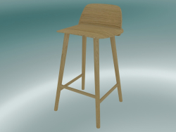 Tabouret de bar Nerd (65 cm, Chêne)