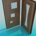 Modelo 3d Portas interiores - preview