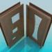 Modelo 3d Portas interiores - preview