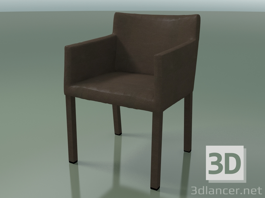 3d model Armchair 0404 (with upholstery) - preview