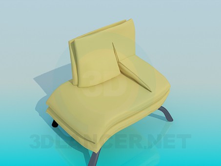 3d model Sillón - vista previa