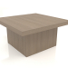 3d model Mesa de centro JT 10 (800x800x400, gris madera) - vista previa