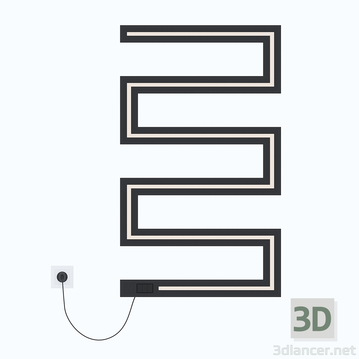 modèle 3D de Sèche-serviettes acheter - rendu