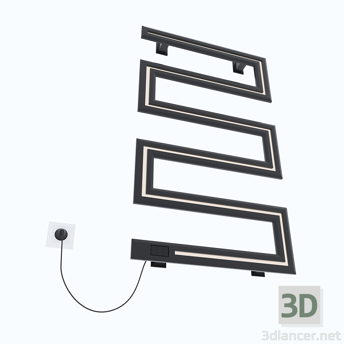 modèle 3D de Sèche-serviettes acheter - rendu