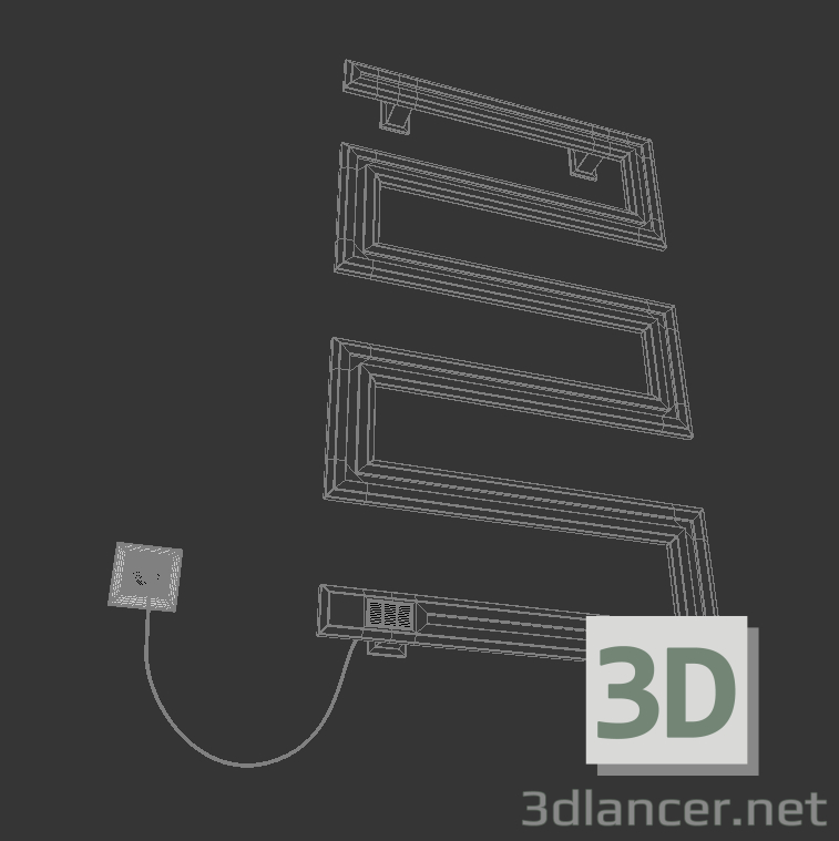 modèle 3D de Sèche-serviettes acheter - rendu