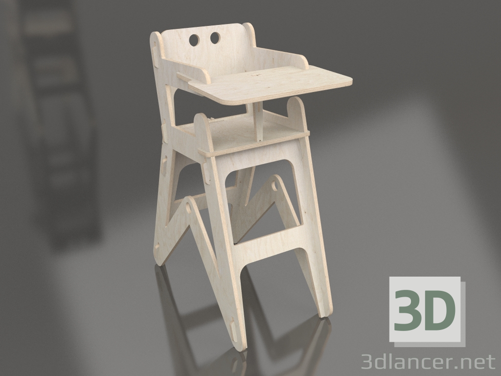 3d model Silla CLIC H (HGC1LA) - vista previa