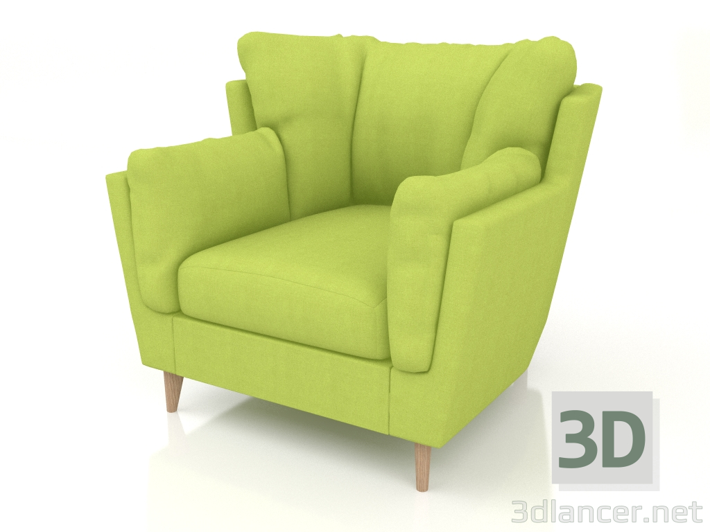 modello 3D Sedia Hygge - anteprima