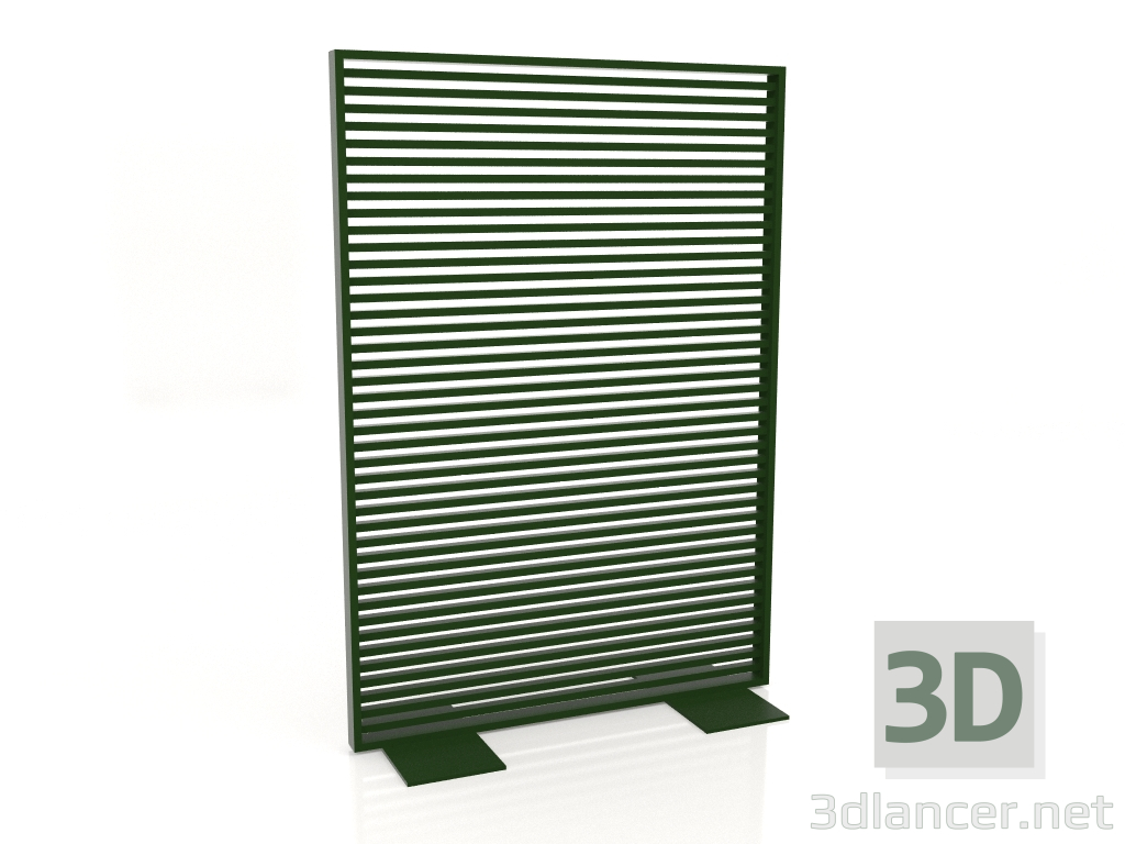 Modelo 3d Divisória em alumínio 120x170 (verde garrafa) - preview