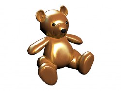 Juguete peluche oro