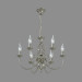 3d model Chandelier A8392LM-6AB - preview