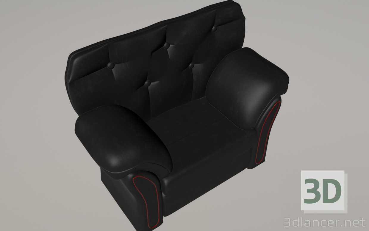 modello 3D di Sedia "Roosevelt" comprare - rendering