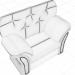 Silla "Roosevelt" 3D modelo Compro - render