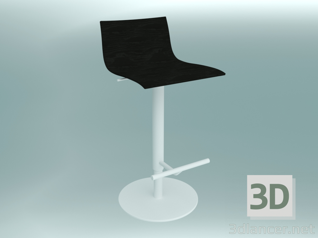 modello 3D Sedia alta THIN (S24) - anteprima