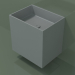 modello 3D Lavabo sospeso (02UN23101, Silver Grey C35, L 48, P 36, H 48 cm) - anteprima