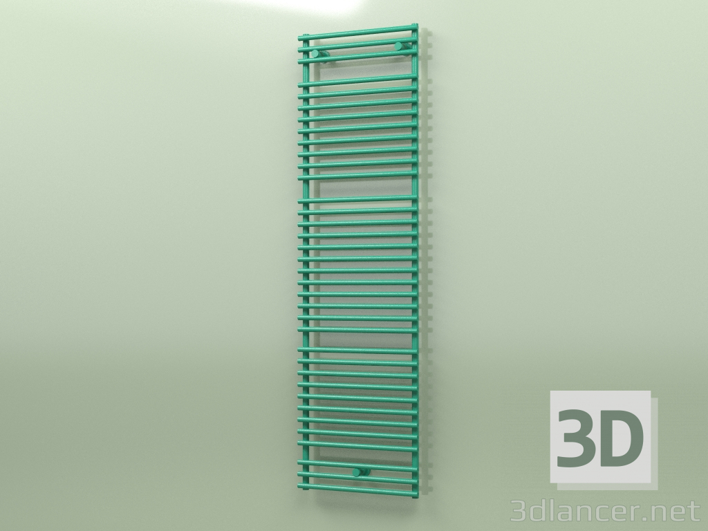 3d model Heated towel rail - Santorini (SAN 18 500 mm, RAL - 6016) - preview