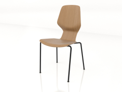 Chair on metal legs D16 mm