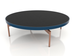 Table basse ronde Ø120 (Gris bleu, DEKTON Domoos)