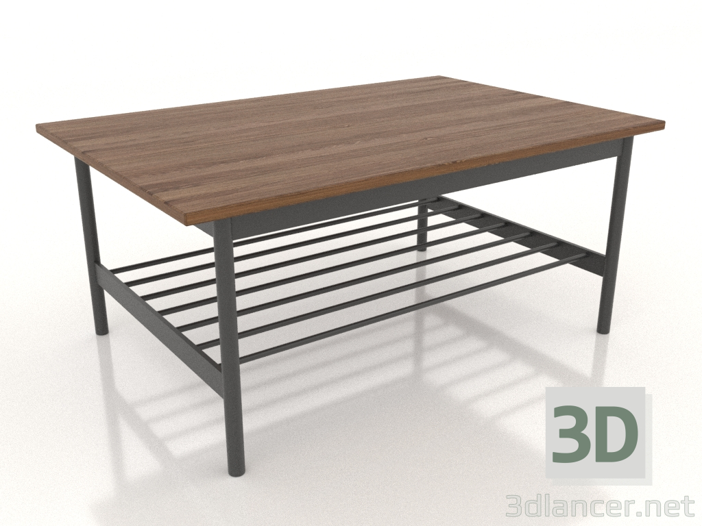 3d model Coffee table (light walnut) - preview