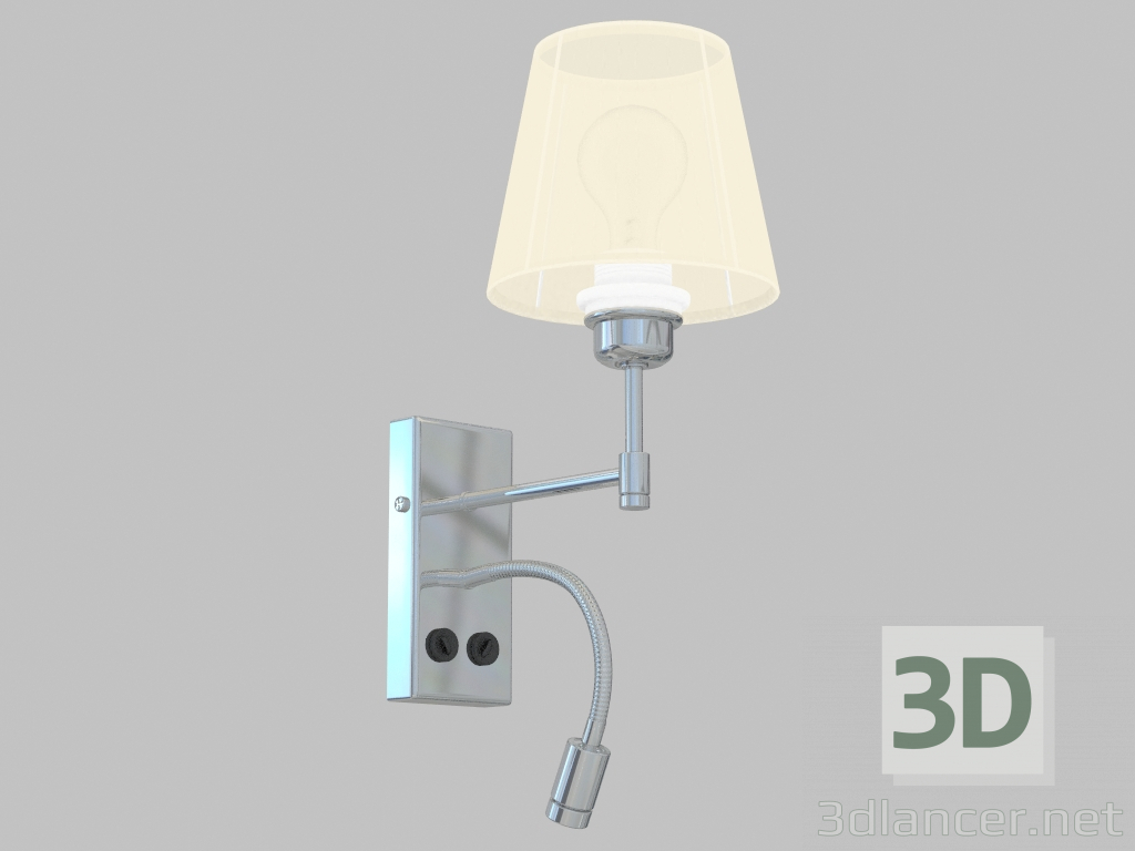 3D Modell Wandlampe Megapolis (634020802) - Vorschau