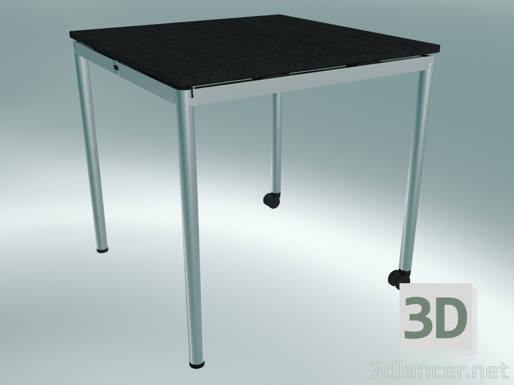 modello 3D Tavolo per cafe square (750kh750mm) - anteprima