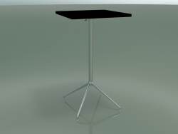 Square table 5713, 5730 (H 105 - 59x59 cm, spread out, Black, LU1)