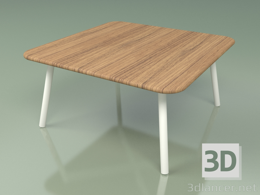 3D modeli Sehpa 011 (Metal Sütlü, Teak) - önizleme