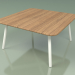 3D Modell Couchtisch 011 (Metal Milk, Teak) - Vorschau