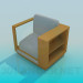 3d model Chair with shelf - preview