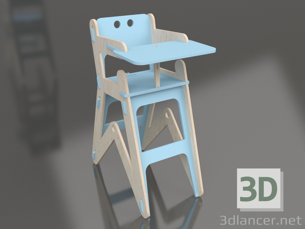 3d model Silla CLIC H (HGC1BL) - vista previa