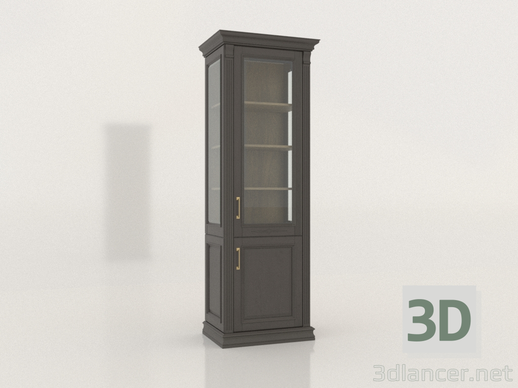 3D Modell Eintürige Vitrine (gotisch) - Vorschau