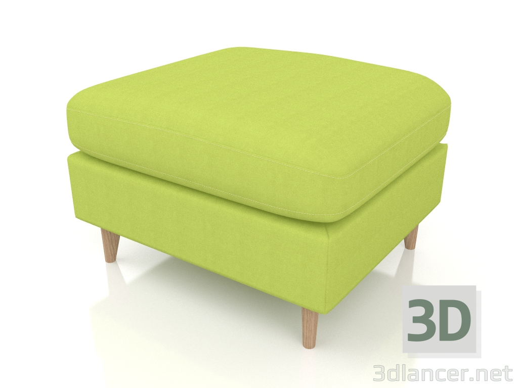 3D modeli hygge puf - önizleme