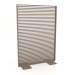 modèle 3D Cloison aluminium 120x170 (Bronze) - preview