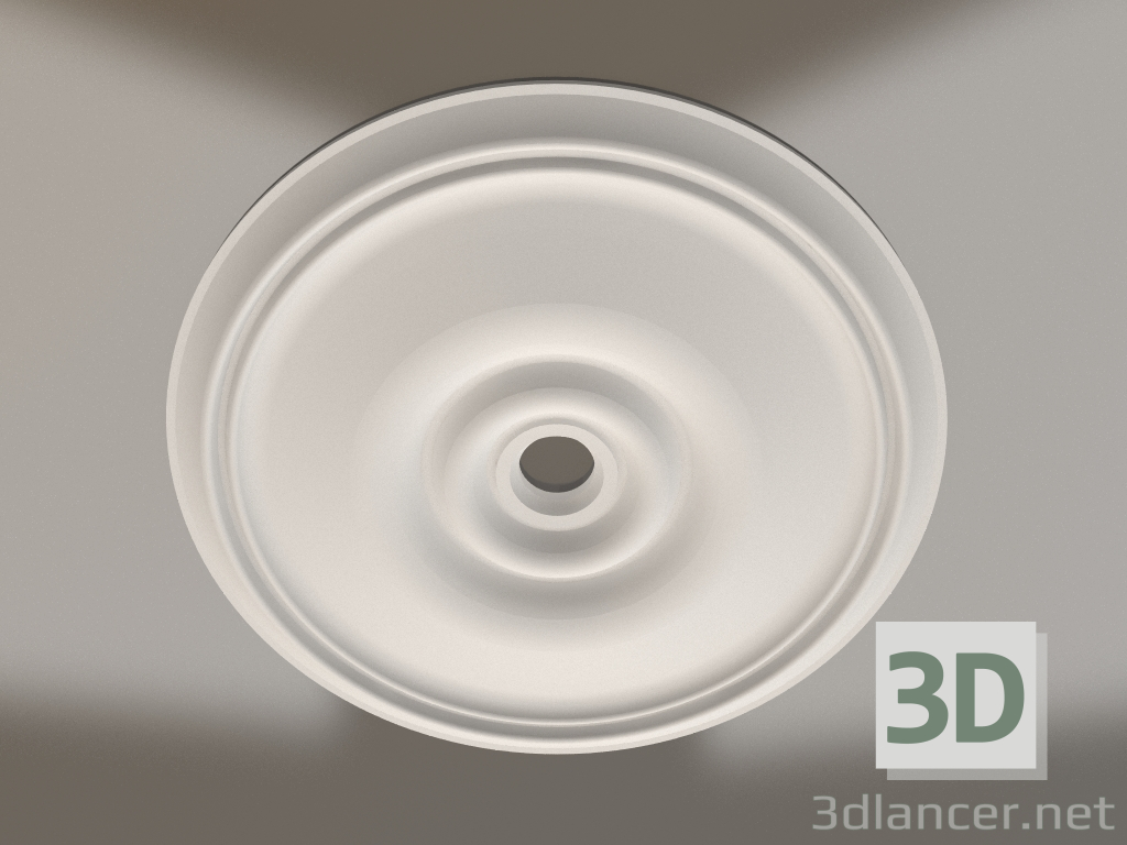 modello 3D Presa da soffitto in cartongesso RP 002 P=310 - anteprima