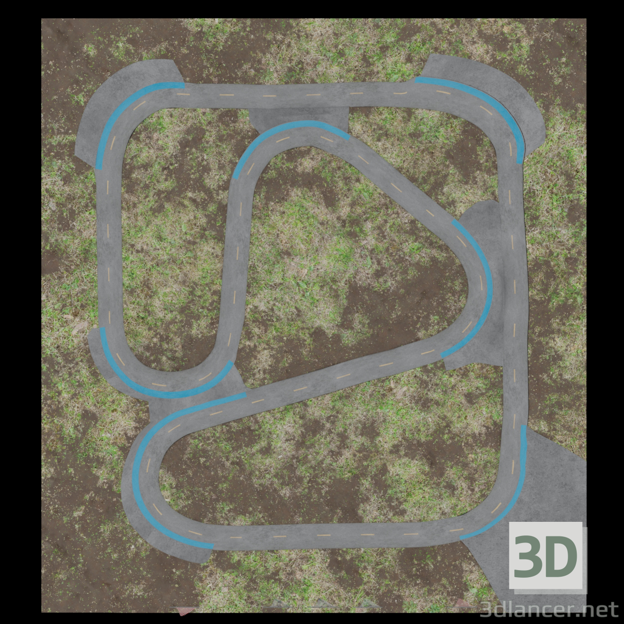 modello 3D di Pista di pompaggio comprare - rendering modello 3D di Pista di pompaggio comprare - rendering