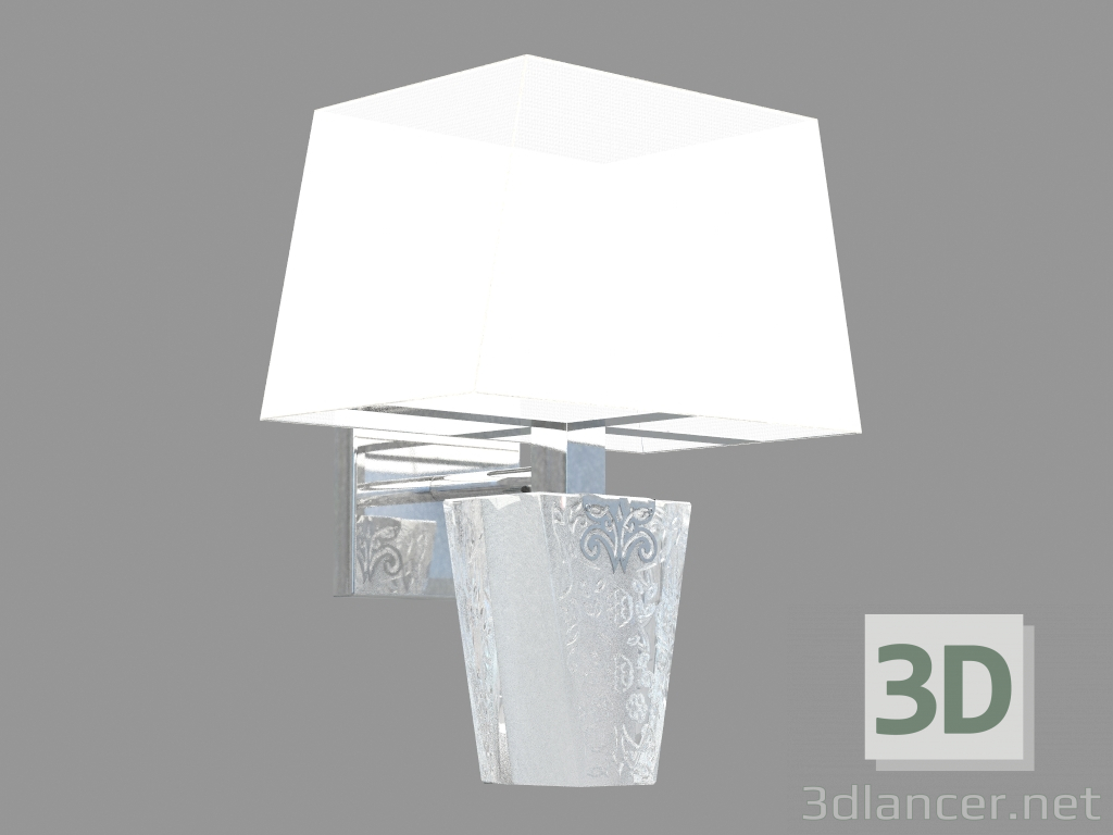 modello 3D Lampada da parete D69 D03 01 - anteprima