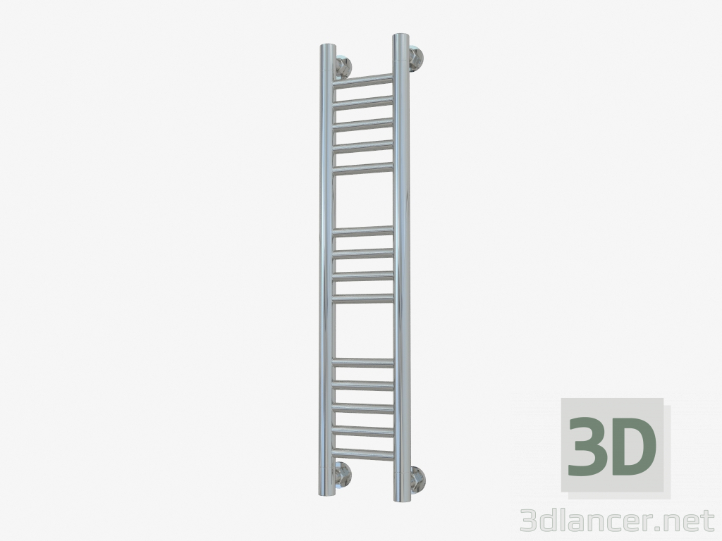 3d model Bohemia heated towel rail + straight (800x150) - preview