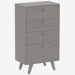 3d model High chest of drawers THIMON (IDC006004000) - preview