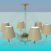 3d model Chandelier - preview