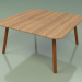 modèle 3D Table basse 011 (Métal Rouille, Teck) - preview