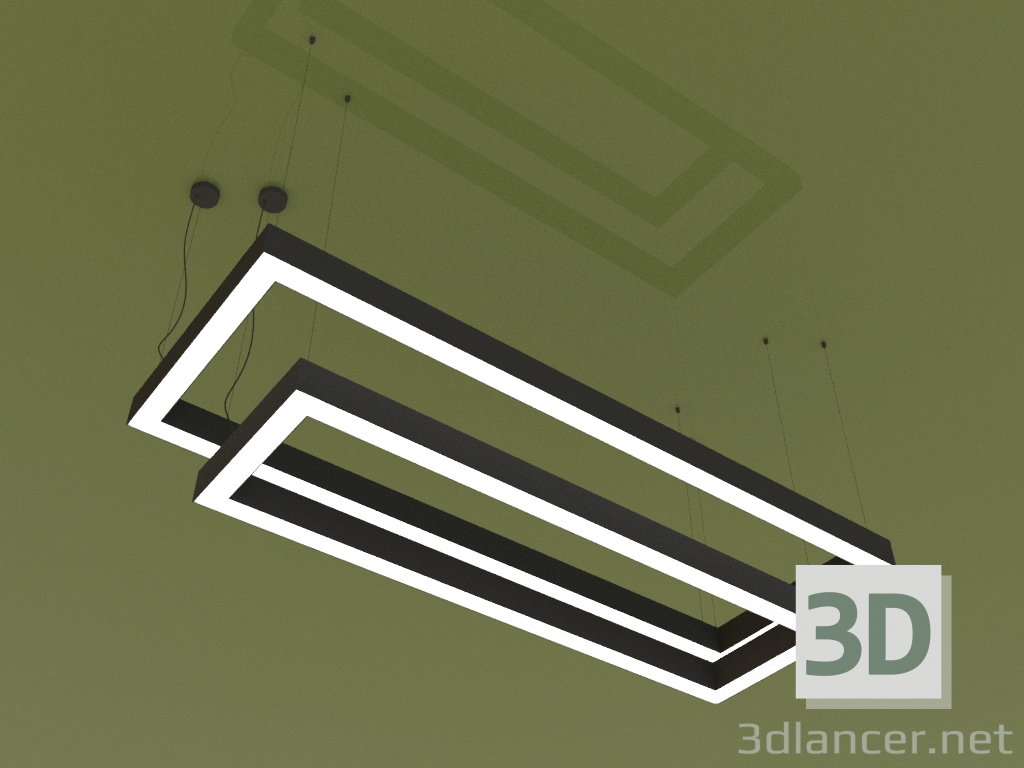 3D modeli Armatür RETTANGOLO DUO (1550 mm) - önizleme