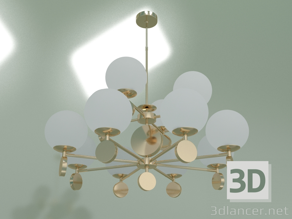 Modelo 3d Lustre DIMARO DIM-ZW-8 + 4 (Z) - preview