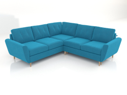 Home 3-seater corner sofa, closed