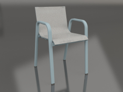 Silla de comedor (gris azul)