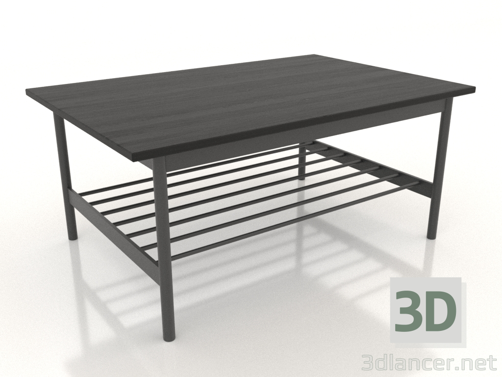 3d model Mesa de centro (negro RAL 9005) - vista previa