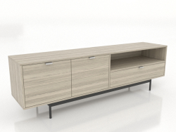 Mobile TV 1800 mm (rovere schiarito)