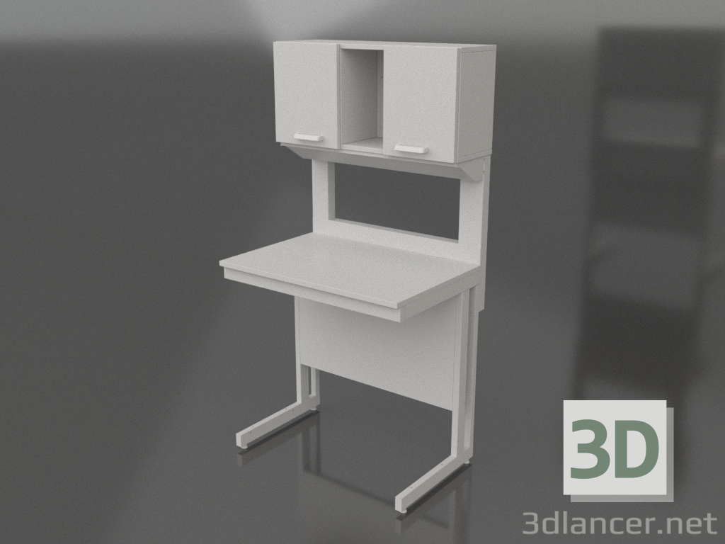 3D modeli Dolaplı laboratuvar masası - üst yapı 900 CH 900 - önizleme 3D modeli Dolaplı laboratuvar masası - üst yapı 900 CH 900 - önizleme