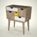 3d model Commode Kristbjorg (Scandinavian style) - preview